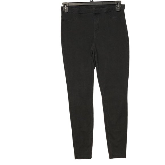 HUE BLACK LEGGINGS MD - Picture 1 of 4